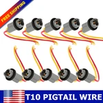 Dc 12v T10 W5w 168 194 Car Socket Connector Extension Led Wedge Light Base 2pcs. Fixed Price $36.09.