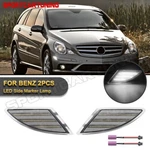 White Full Led Side Marker Lights For 06-10 Mercedes W251 R-class R320 R350 R500. Fixed Price $39.59.