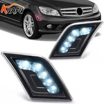 For Mercedes-benz C300/c350/c63 Amg 2008-2011 Led Smoke Side Marker Corner Light. Fixed Price $19.20.