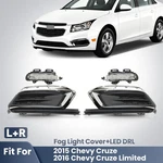 2015 2016 Chevy Cruze Led Drl Driving Light +fog Cover Bezel Left +right. Fixed Price $174.99.