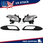 Pair Fog Lights & Bezels Trim Lamp Assembly W/bulbs For 2014 2015 2016 Kia Forte. Fixed Price $38.99.