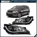 For Chrysler Pacifica 2017-2020 Black W/projector Headlights Assembly Pair. Fixed Price $289.99.