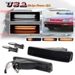 Smoked Switchback Led Front Bumper Turn Signal Light Drl For 1990-1991 Honda Crx. Fixed Price $49.99.