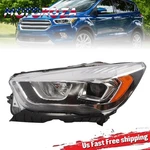 Driver Halogen Headlight For 2017-2019 Ford Escape Led Drl Chrome Projector Lh. Fixed Price $89.97.
