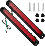 Frienda 2 Pieces 10 Inch 15 Led Trailer Tail Light Bar Stop Turn Red Cover. Fixed Price $14.34.