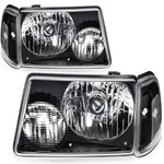 2pcs Black Headlight Assembly For 2001-2011 Ford Ranger Fo2521168 6l5z15a201aa. Fixed Price $76.00.