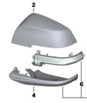 Genuine Bmw Left Mirror Mounted Indicator Lamp F20 F21 F30 F34 F35 63137280771. Fixed Price $45.41.
