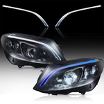 Set Vland Full Led Headlights For 2015-2021 Mercedes Benz C-class W205 Bule Drl. Fixed Price $607.49.