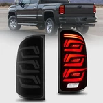 Blk Sequential Led Tail Lights Rear Lamp For 2007-13 Gmc Sierra 1500 2500 3500hd. Fixed Price $219.99.