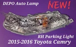2015 2016 17 Toyota Camry Right Front Corner Turn Signal Parking Light Lamp Rh. Fixed Price $34.00.