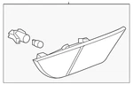 Genuine Honda Side Marker Light 33850-thr-a01. Fixed Price $22.99.