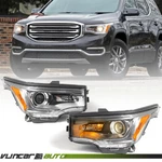 For Gmc Acadia 2017 2018 2019 W/led Drl Chrome Halogen Projector Headlights Lamp. Fixed Price $249.99.