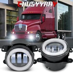 For Kenworth T2000 Truck Pair 4" Round Led Bumper Fog Lights Driving Lamp. Fixed Price $49.99.
