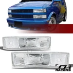 For 1995-2005 Chevy Astro/gmc Safari Chrome Turn Signal Parking Bumper Lights Ks. Fixed Price $48.00.