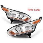 For 2014-2018 Ford Transit Connect Chrome Headlights Headlamps Pair Left+right. Fixed Price $284.00.
