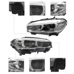 Fit For 2014-2018 Bmw X5 F15 F85 Xenon/hid Headlight Projector Headlamp(s) Lh/rh. Fixed Price $256.07.