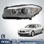 For 2011-2013 Bmw 5 Series 528i 535i F10 Halogen Headlight With Bulb Left Driver. Fixed Price $199.99.