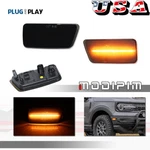 For 2021-2024 Ford Bronco Sport Black Front Corner Side Marker Signal Light 2pcs. Fixed Price $24.49.