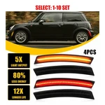 For 02-08 Mini Cooper R50 R52 R53 Smoked Led Marker Lights Amber Red Usa 4-40x. Fixed Price $37.99.