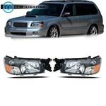 For 2003 2004 Subaru Forester Headlights Left&right Side Halogen Black Housing. Fixed Price $94.78.