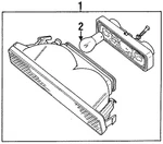 Genuine Jaguar 1995-1997 Vanden Plas Xj6 Xjr Xj12 Signal Lamp Assembly Lna4801ab. Fixed Price $188.70.