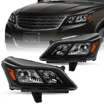 For 2013-2017 Chevy Traverse Black Headlights Headlamps Left & Right Side 13-17. Fixed Price $162.99.
