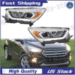 (halogen Headlamp) Pair Headlights For 2017-2019 Ford Escape Halogen Left+right. Fixed Price $259.99.