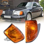 Amber Corner Lights Turn Signal Lens For 1985-1995 Mercedes W124 E500 500e 300e. Fixed Price $33.98.