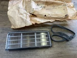 11975 1976 Plymouth Fury Nos Mopar Rh Park/signal Light Lens & Gasket. Fixed Price $75.00.