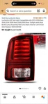 Lochnchn Led Tail Light Compatible With 2013-2018 Ram. Fixed Price $55.00.