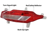 For 2022 - 2024 Hyundai Tucson Back Up Turn Signal Light Driver Side Hy2882107. Fixed Price $82.11.