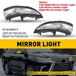 Left Right Side Mirror Turn Signal Light For Lexus Lx570 Gx460 10-23 81740-60100. Fixed Price $23.74.