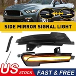 Smoke Sequential Amber Led Side Mirror Signal Lights For 2015-2022 Ford Mustang. Fixed Price $27.54.