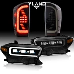 For 2016-2023 Toyota Tacoma Vland Projector Headlights+led Tail Lights W/startup. Fixed Price $765.89.
