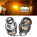2pcs 1157 Led Turn Signal Light Bulbs Amber Yellow For Hyundai Tucson 2010-2021. Fixed Price $13.99.