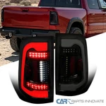 Fit 2019-2024 Ram 1500 Incandescent Black Smoke Full Led Tail Lights Brake Lamps. Fixed Price $386.95.