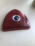 1946-47-48 Plymouth Center Blue Dot Glass Tail Lamp Lens Vintage. Fixed Price $25.00.