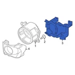 For Ford Bronco 2021-2025 M2dz15266a Right Fog Light Bracket. Fixed Price $38.70.