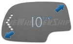 Mirror Glass For Chevy Chevrolet Gmc Truck Left Drivers Side Power Turn Signal. Fixed Price $12.37.