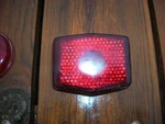 1941-1947 Pontiac T-334 Tail Lamp Lens Lynx Eye 1 Only. Fixed Price $5.00.