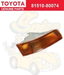 Toyota Genuine Lamp Assy, Front Turn Signal, Rh 81510-80074. Fixed Price $93.94.