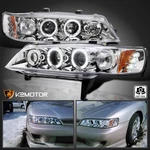 Fits 1994-1997 Honda Accord Led Halo Projector Headlights Lamps Left+right 94-97. Fixed Price $137.38.