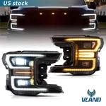 2x Vland Led Headlights For 2018-2020 Ford F-150 F150 Black Reflector Front Lamp. Fixed Price $652.49.