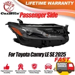 Righ Passenger Black Headlight Assembly For 2025 Toyota Camry Le Se. Fixed Price $199.95.