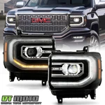 For 2016-2018 Gmc Sierra 1500 Full Led Projector Headlights Headlamps Left+right. Fixed Price $448.99.