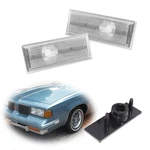 Front Clear Side Marker Parking Light Lenses For 81-88 All Cutlass 2 Door Models. Fixed Price $29.99.