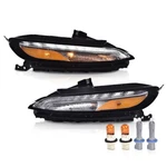 Fit For 14-18 Jeep Cherokee Chrome Drl Running Lights W/ Signal Lamps Pair. Fixed Price $249.44.
