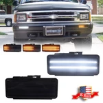 Smoke Switchback Led Front Drl Signal Lamp For 94-97 Chevy S10 Blazer Gmc Sonoma. Fixed Price $64.99.