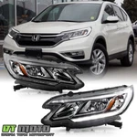 For 2015-2016 Honda Crv Ex Ex-l Se W/ Led Drl Headlights Headlamps Left+right. Fixed Price $129.99.
