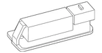 Genuine Volkswagen License Lamp 3g5-943-021-a. Fixed Price $115.35.